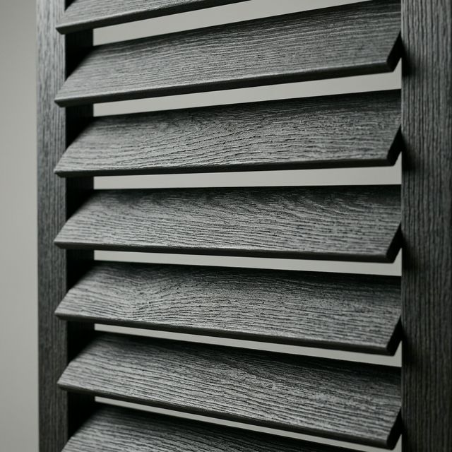 Charcoal Louvers 6 inch