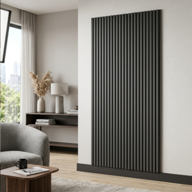 Charcoal Grey Fluted Panel
